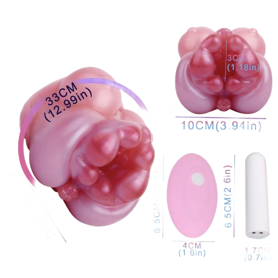 Liquid silicone Vibrating Masturbator
