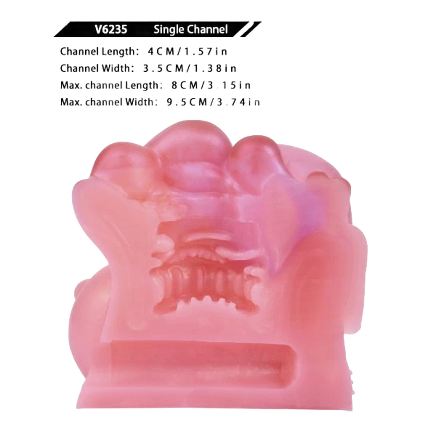 Liquid silicone Vibrating Masturbator