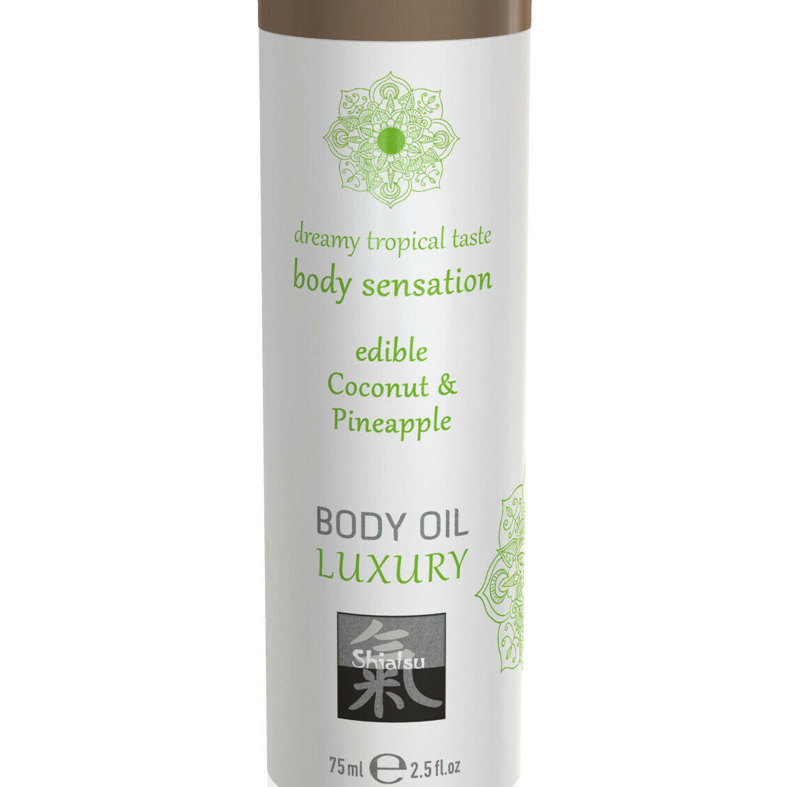 Luxury body oil edible - Coconut & Pineapple 75ml - GoEstasy