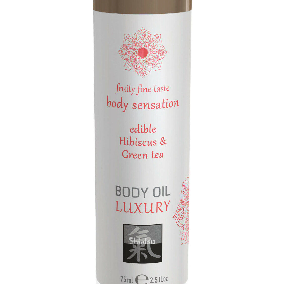 Luxury body oil edible - Hibiskus & Green Tea 75ml - GoEstasy