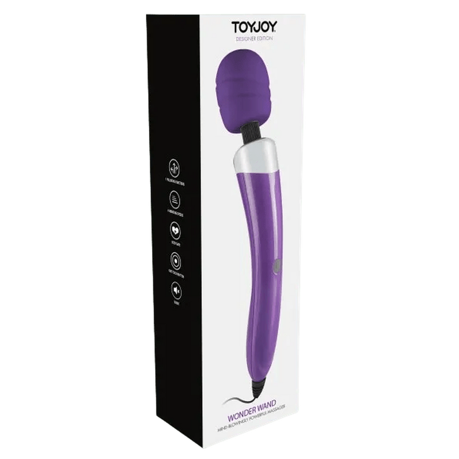 MEGA Wand a Corrente con 4 diverse intensità di vibrazione - 100/240V