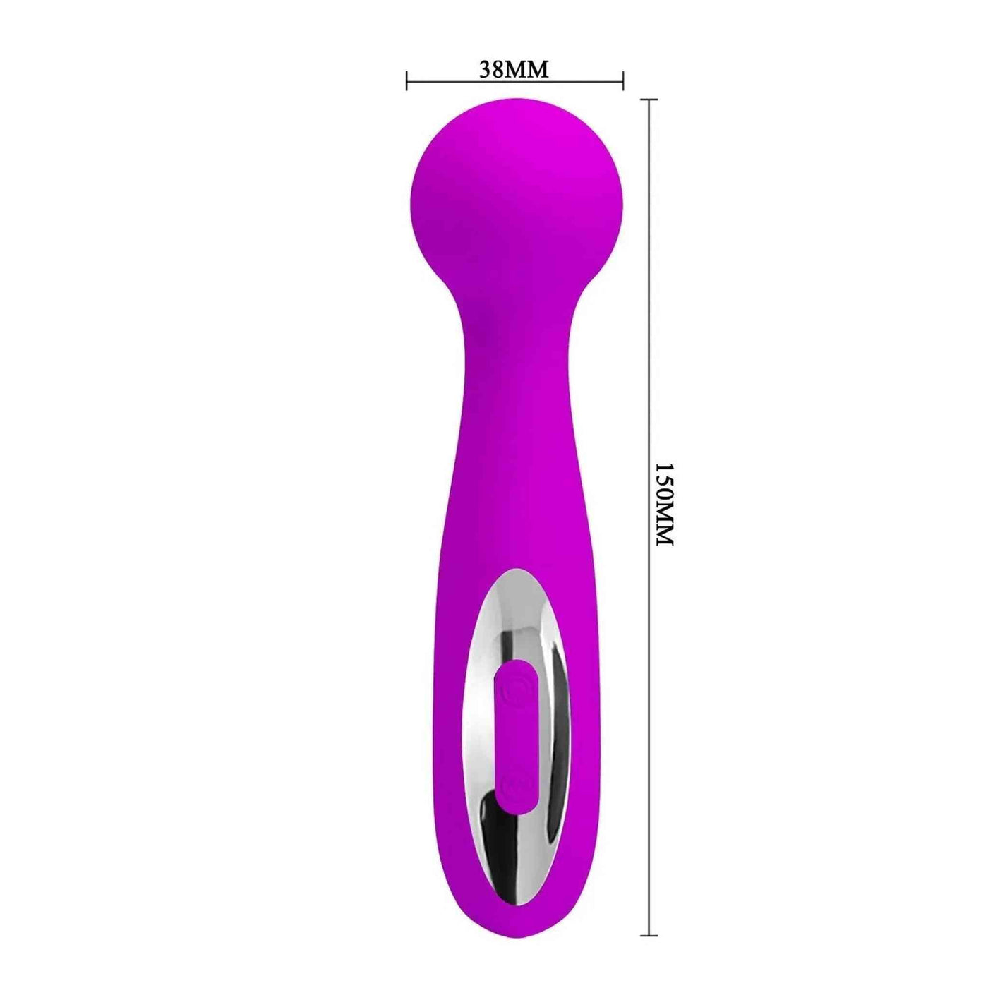 Massaggiatore clitorideo Wade dimensioni 150mm testa 38mm silicone opaco