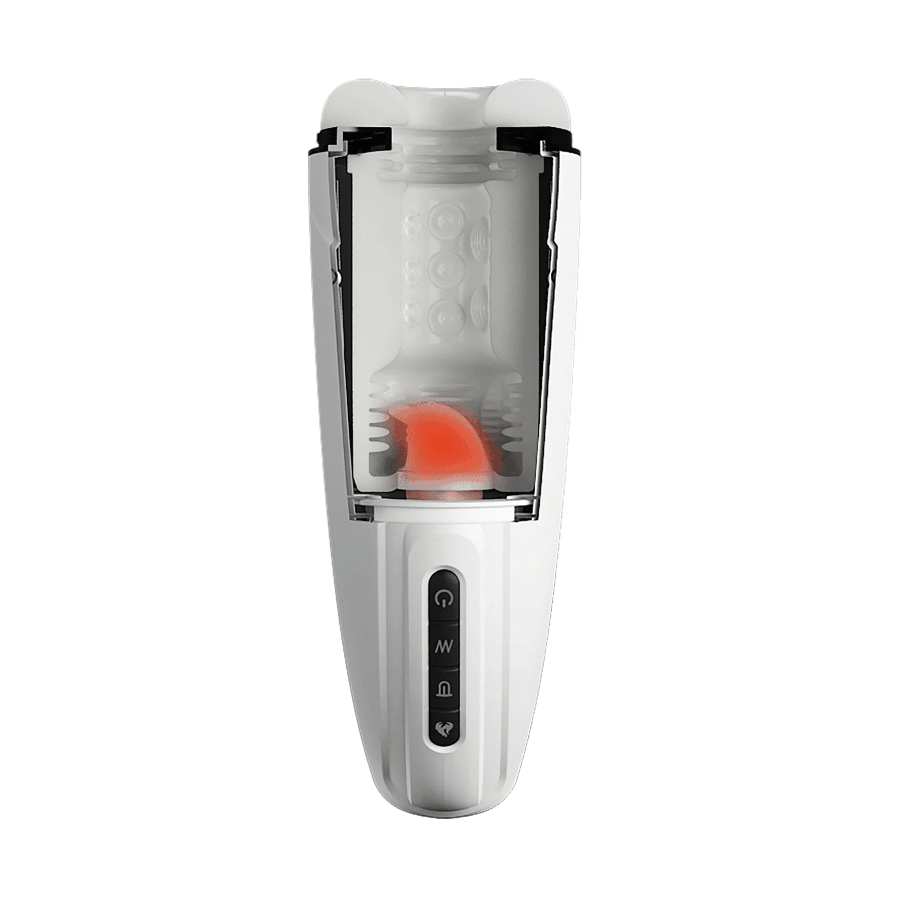 Masturabatore Elettrico con 3 Funzioni Extra: Riscaldamento, Leccata & Vibrazione