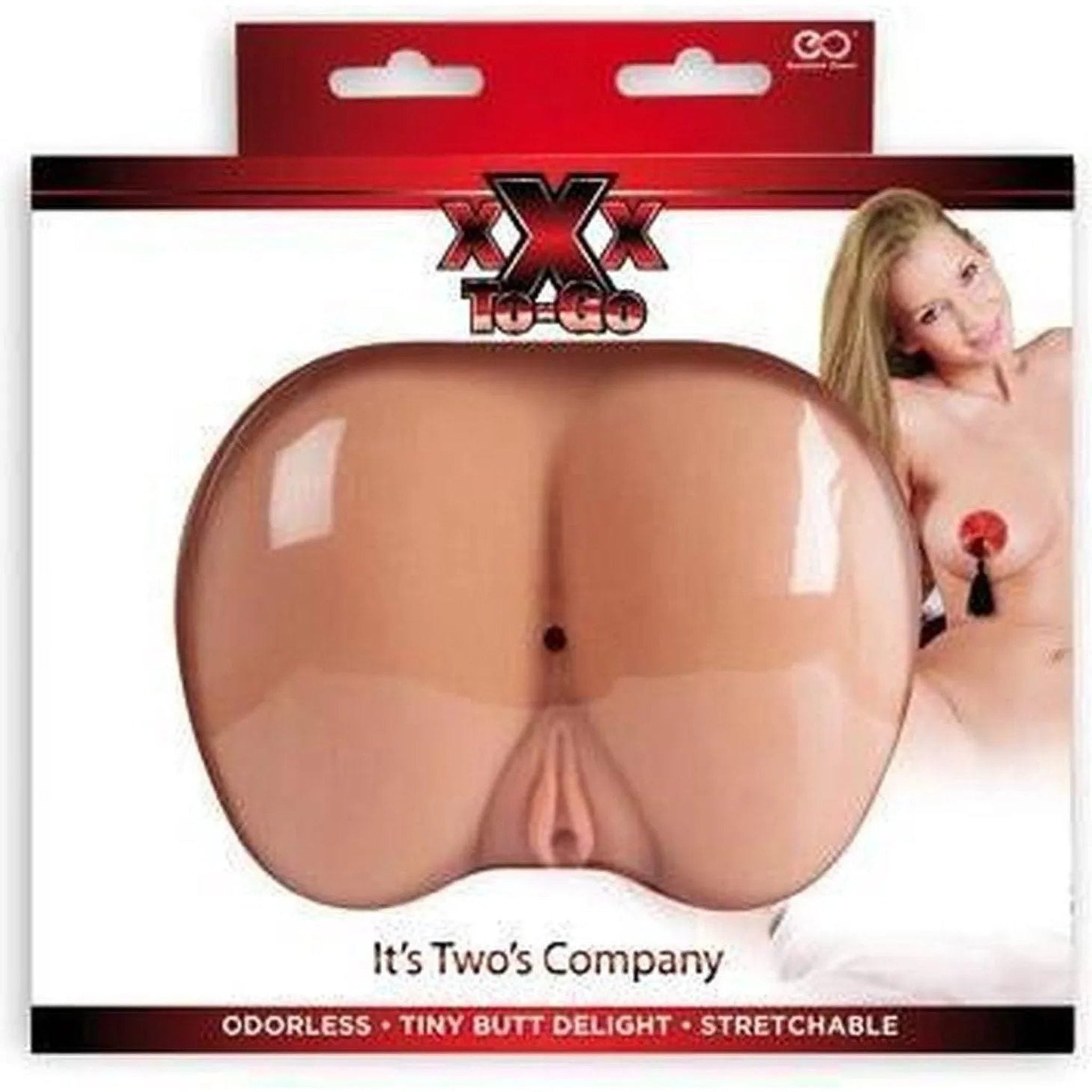 Masturbatore Ano & Vagina Superealistico - Rosa Carne