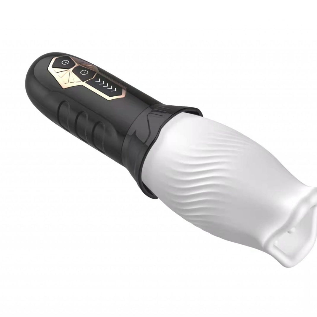 Masturbatore Pene Elettrico Vibrante e Rotante