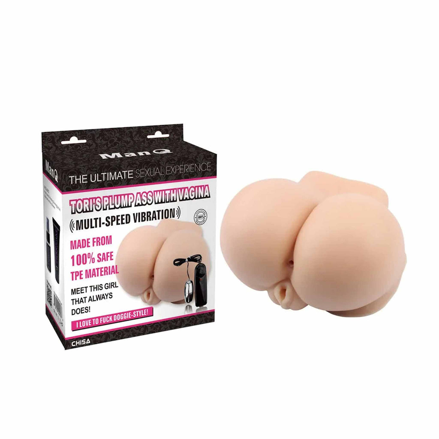 Masturbatore Ultrarealistico Ano e Vagina con Vibrazione