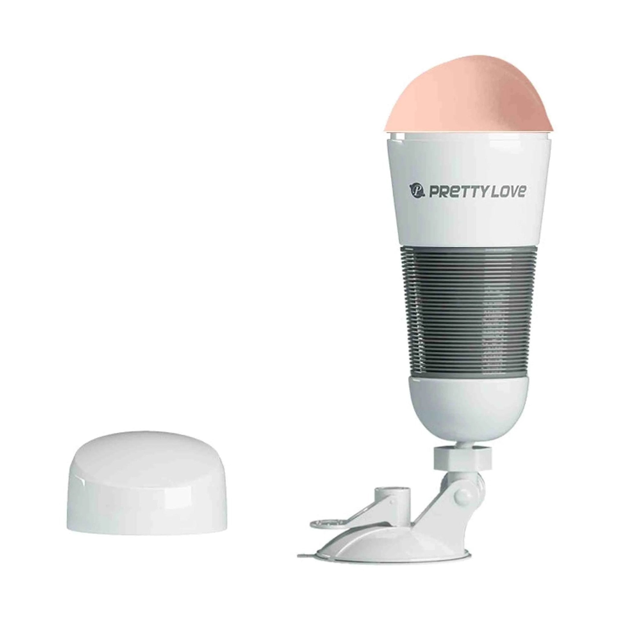 Masturbatore Vibrante Uomo con Ventosa e Inclinazione Regolabile - Vagina