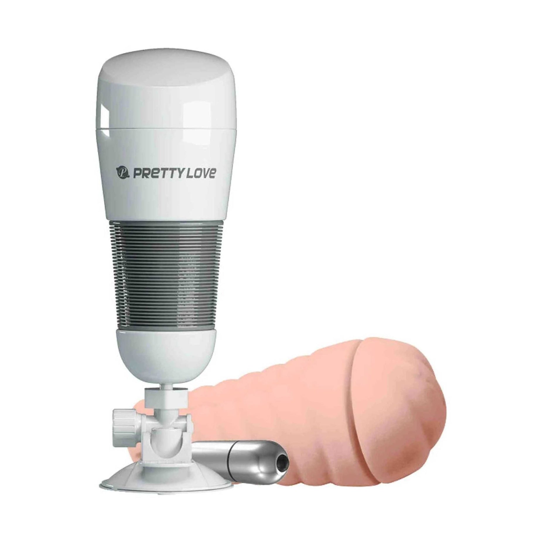 Masturbatore Vibrante Uomo con Ventosa e Inclinazione Regolabile - Vagina