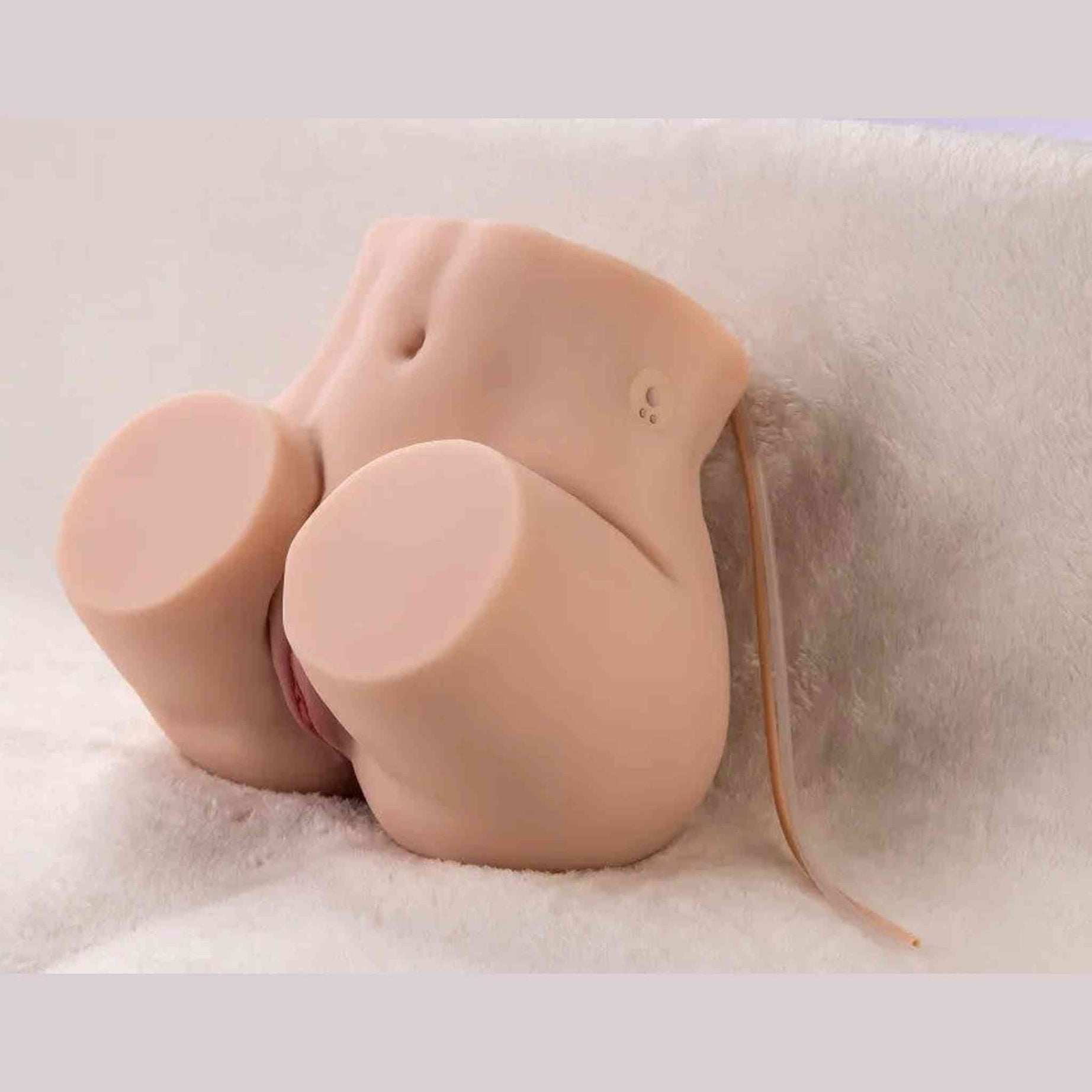 Masturbatore a Spinta Ano e Vagina Super Realsitico con 5 velocità e 5 livelli di suzione