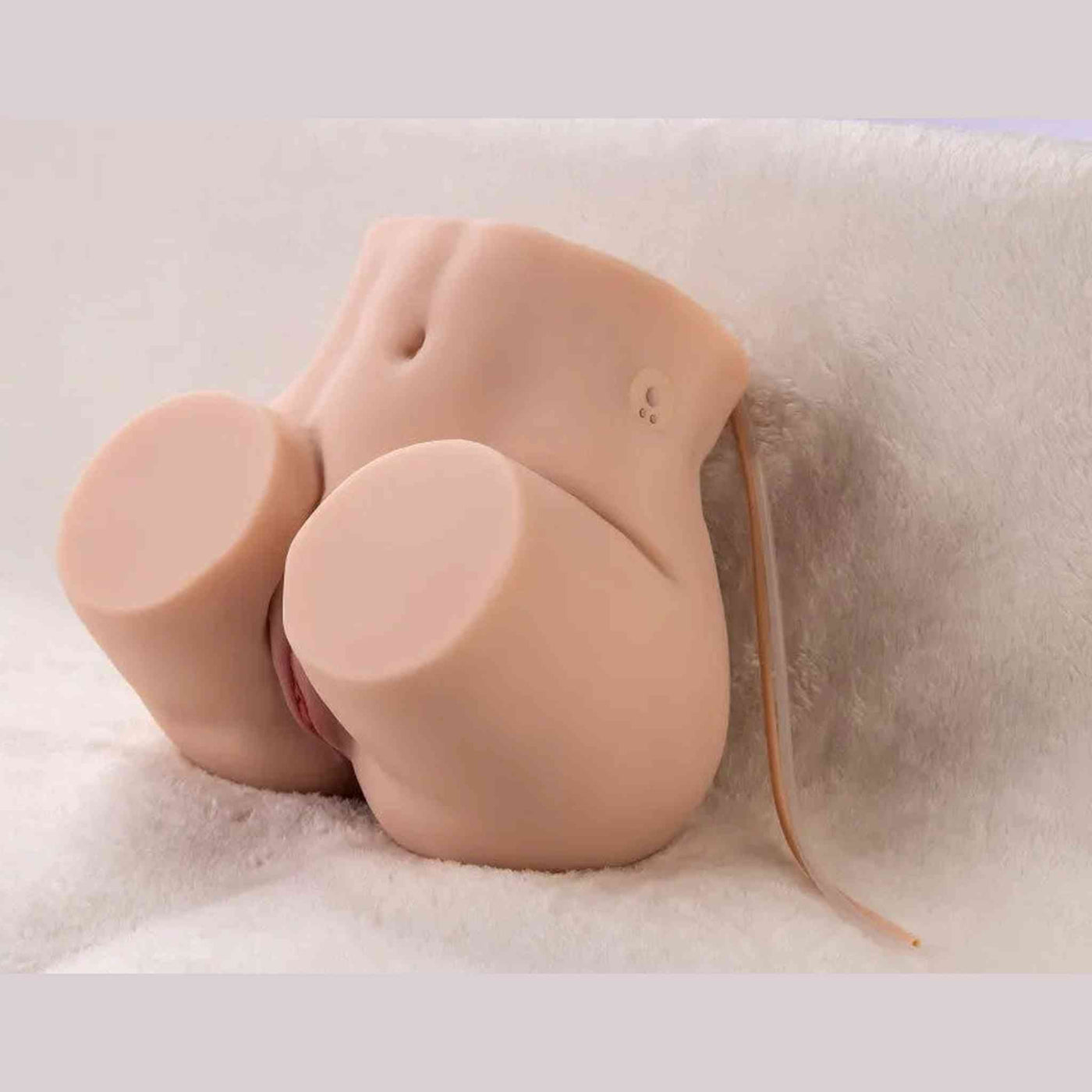 Masturbatore a Spinta Ano e Vagina Super Realsitico con 5 velocità e 5 livelli di suzione