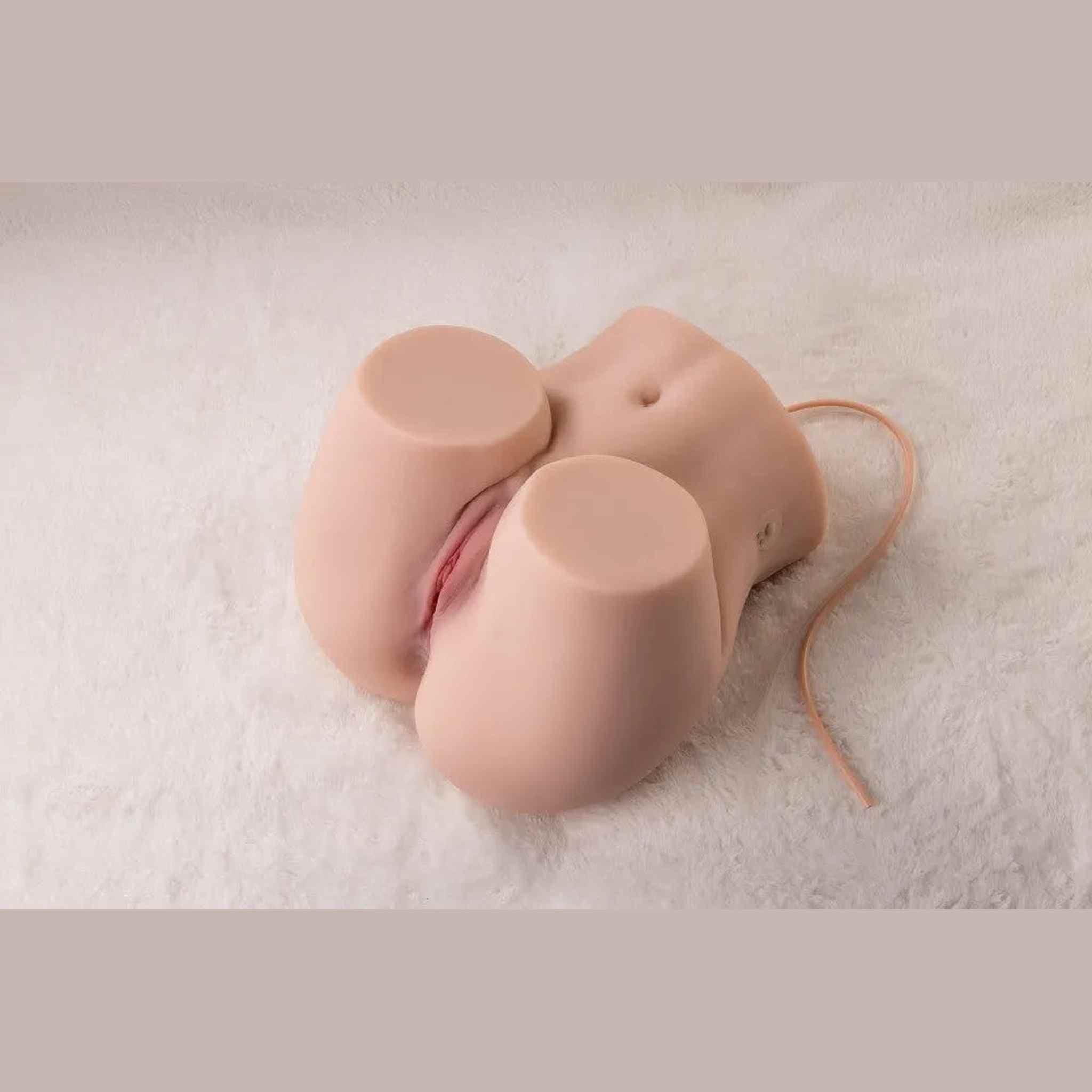 Masturbatore a Spinta Ano e Vagina Super Realsitico con 5 velocità e 5 livelli di suzione