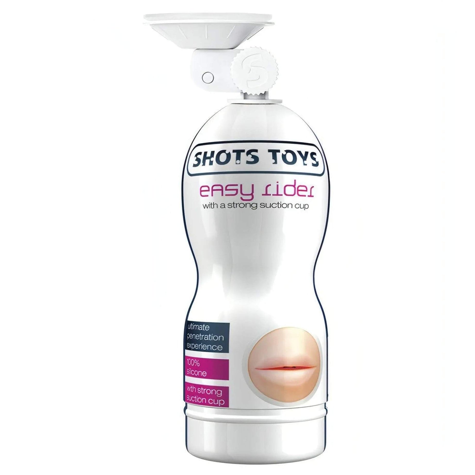 Masturbatore con ventosa regolabile - Bocca