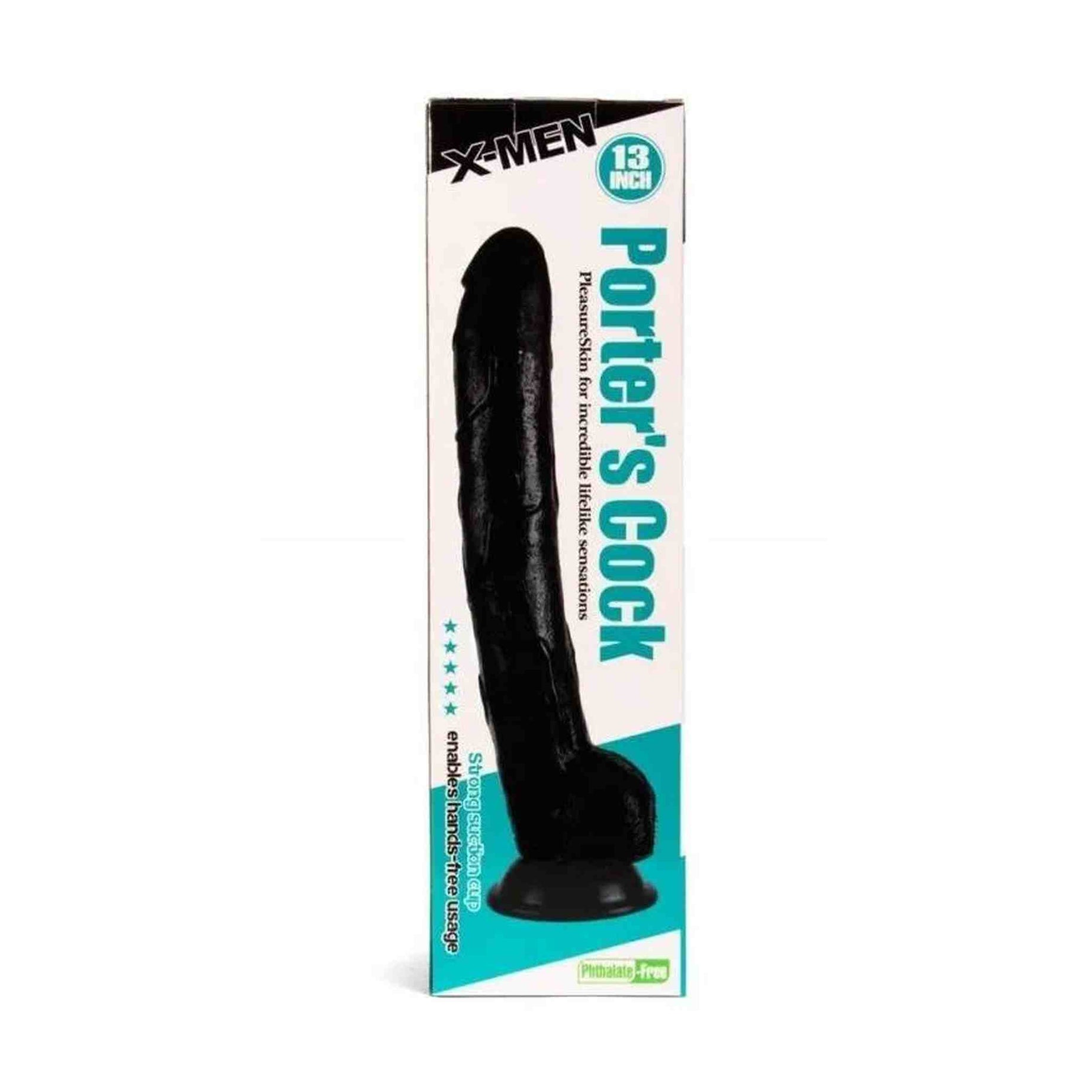 Mega Dildo Nero da 13"