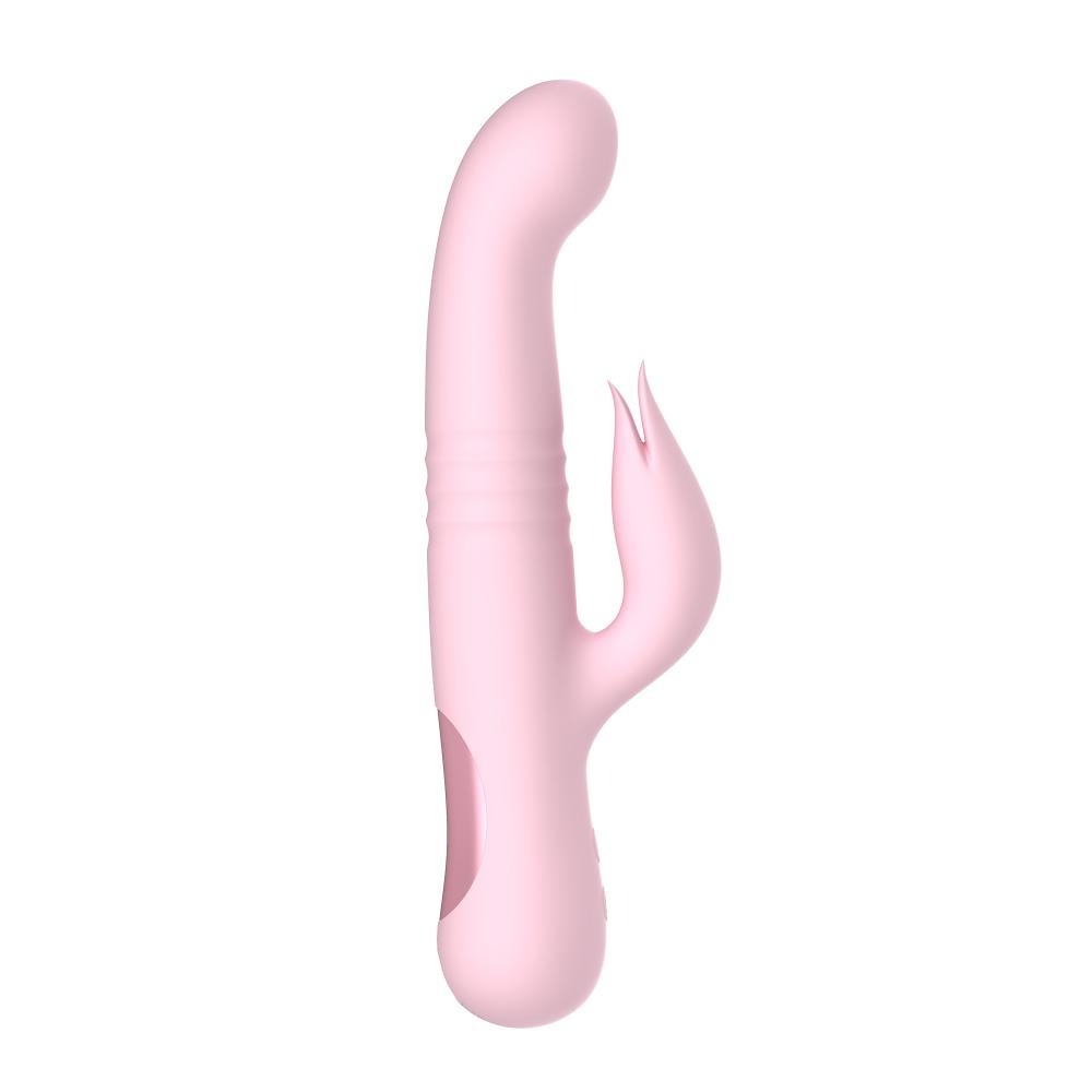 Melanda Vibratore Rabbit a Spinta Multifunzione