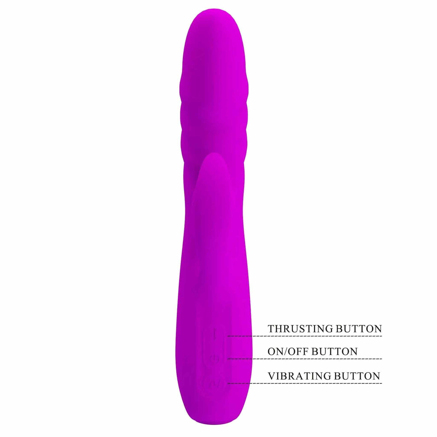 Melanie Vibratore Rabbit con vibrazione e movimento di Up & Down