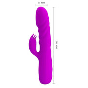 Melanie Vibratore Rabbit con vibrazione e movimento di Up & Down