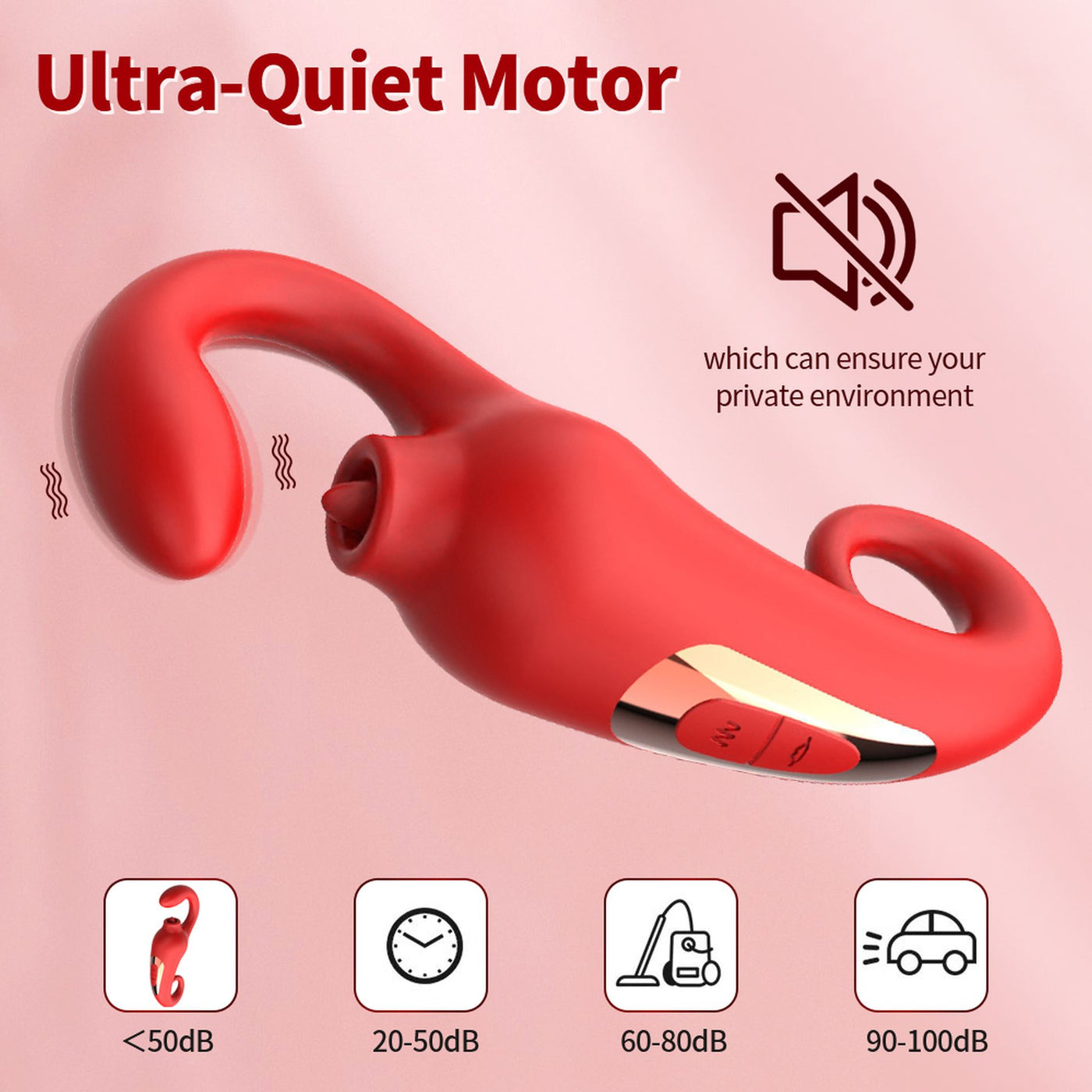 Merfi Vibratore Punto G e Lingua Clitoridea