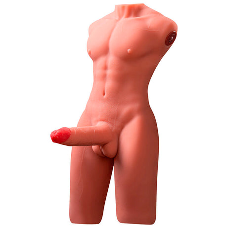 Mezzo Busto Uomo Con Dildo A Spinta Pneumatica