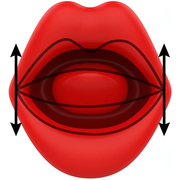 Mia Sicilia Sex Toy 2 in 1: Bite+Licking