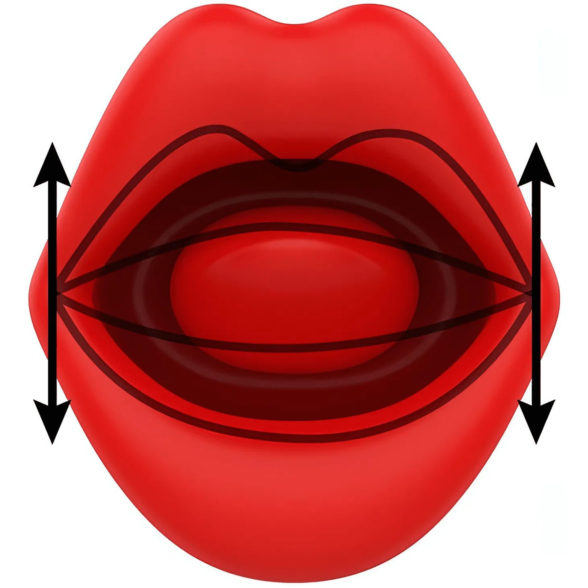 Mia Sicilia Sex Toy 2 in 1: Bite+Licking