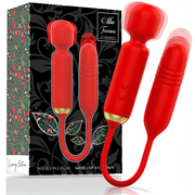 Confezione Luxury Edition Mia Toscana Power Wand rossa 2 in 1 con accessori