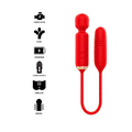 Mia Toscana 2 in 1 Power Wand + Up&amp;Down Vibrator