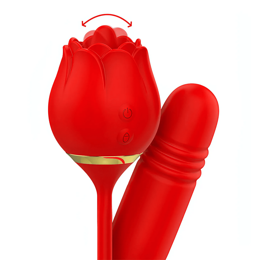 Mia Vienna 2 in 1 Up&amp;Down Vibrator and Oral Sex Simulator