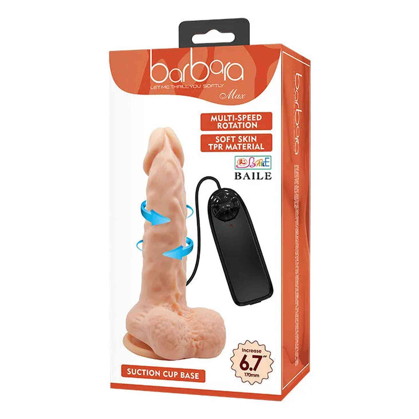 Mini Fallo Realistico 17 cm con Rotazione