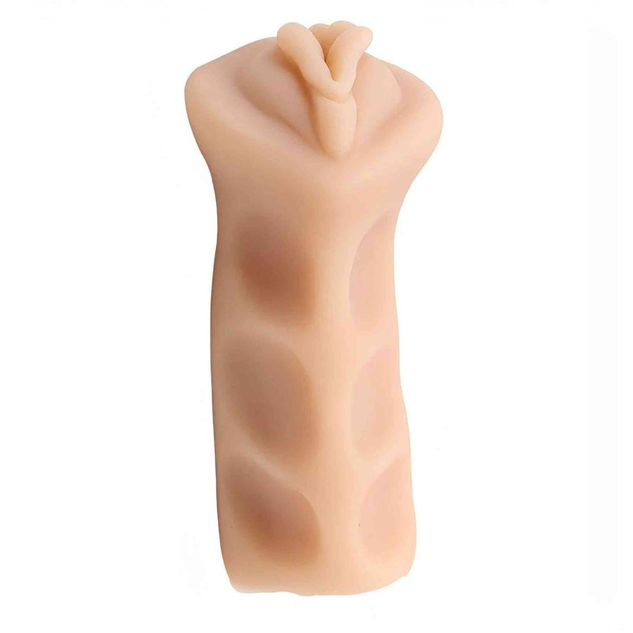 Soft and realistic Abby Kitty Mini Masturbator - Flesh Pink