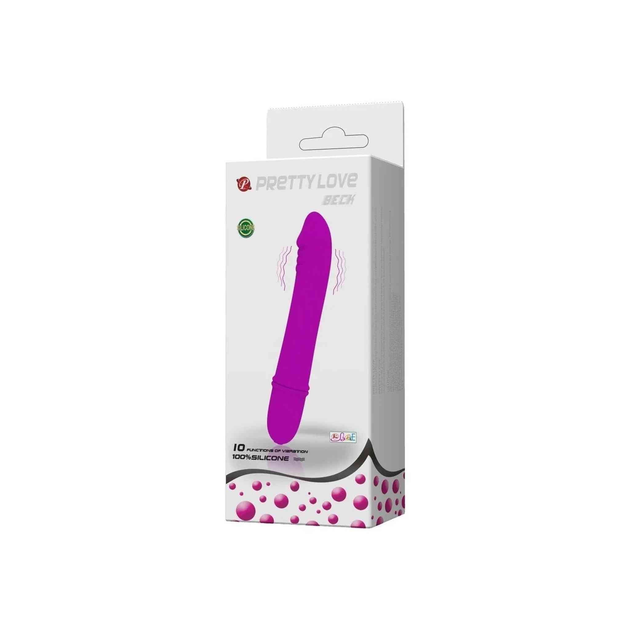Mini Vibratore con accennata forma del pene - 10 diverse vibrazioni