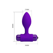 Mini Vibro Plug Anale Silicone