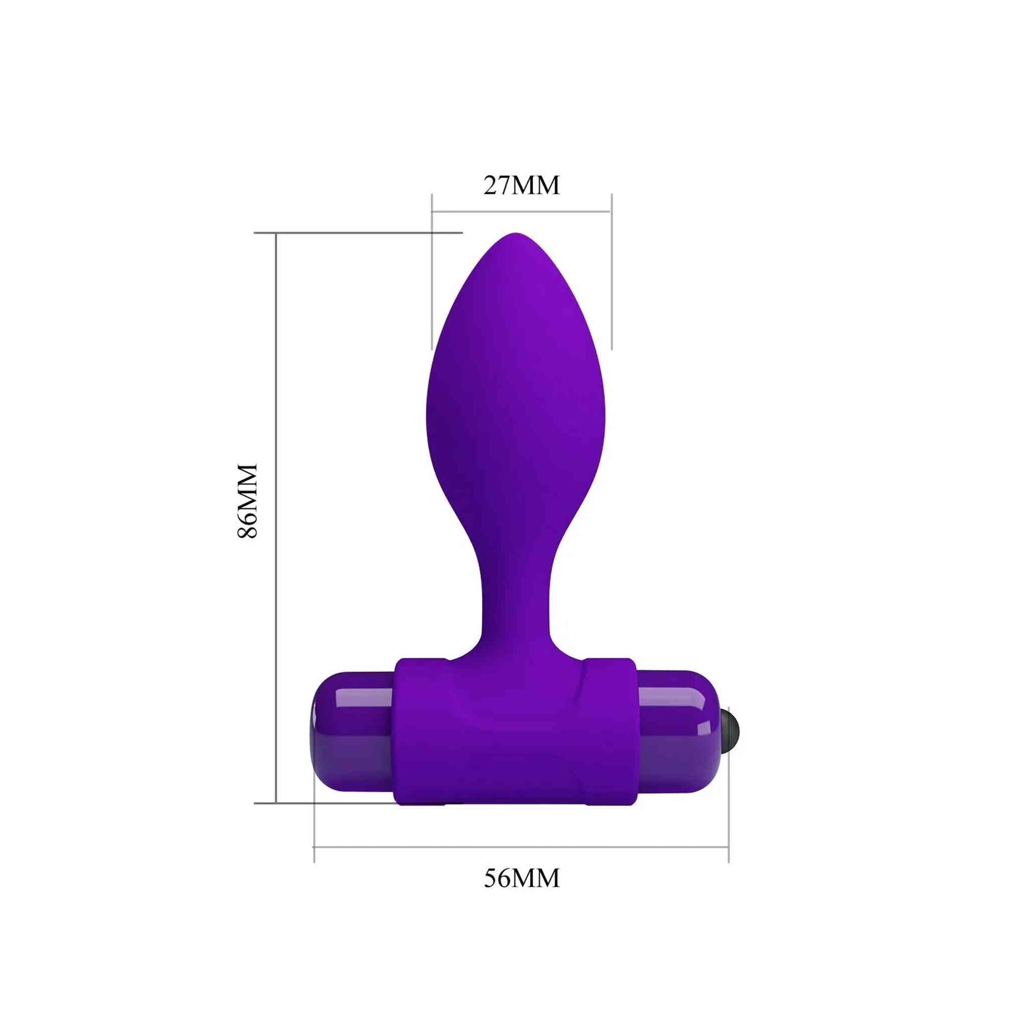 Mini Vibro Plug Anale Silicone