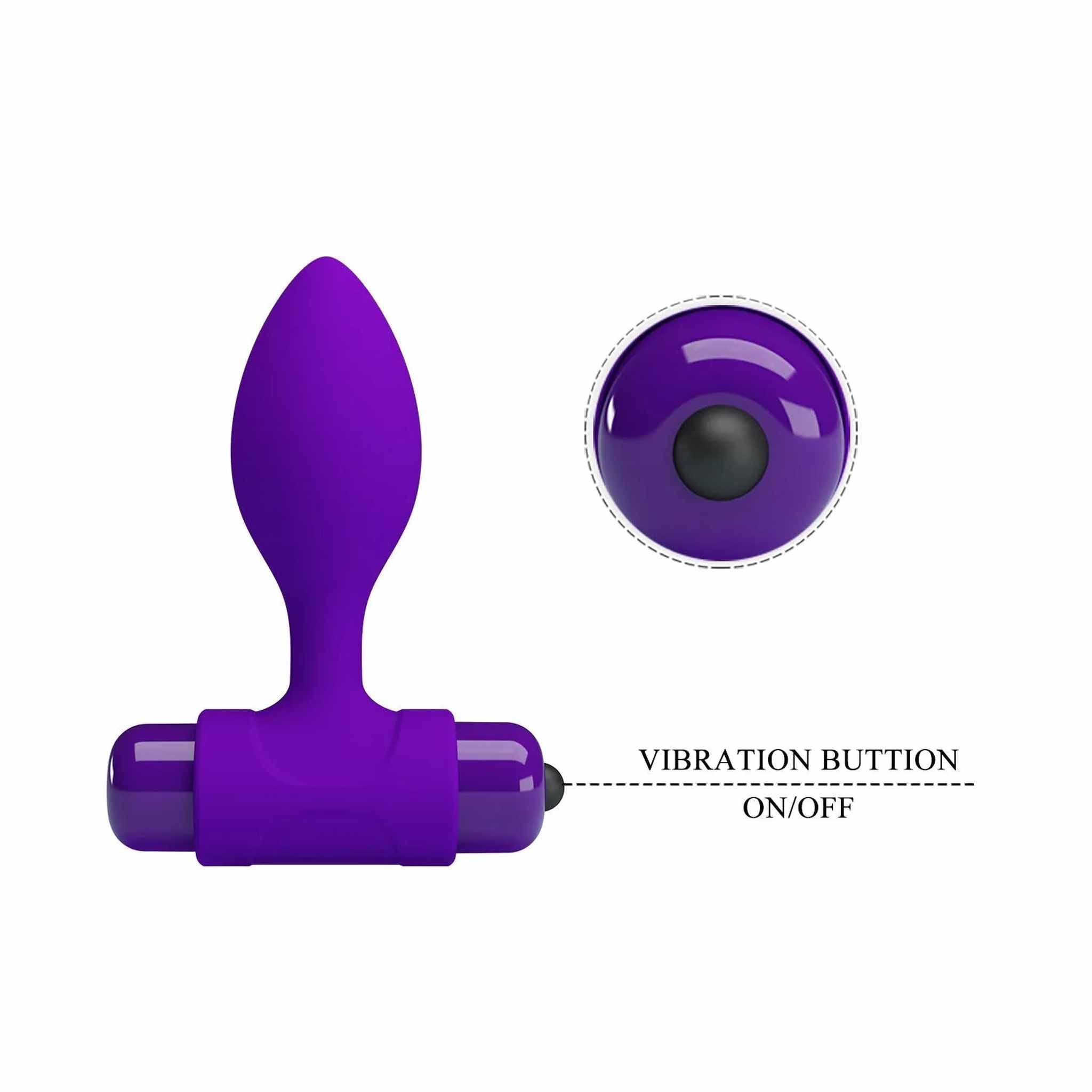 Mini Vibro Plug Anale Silicone