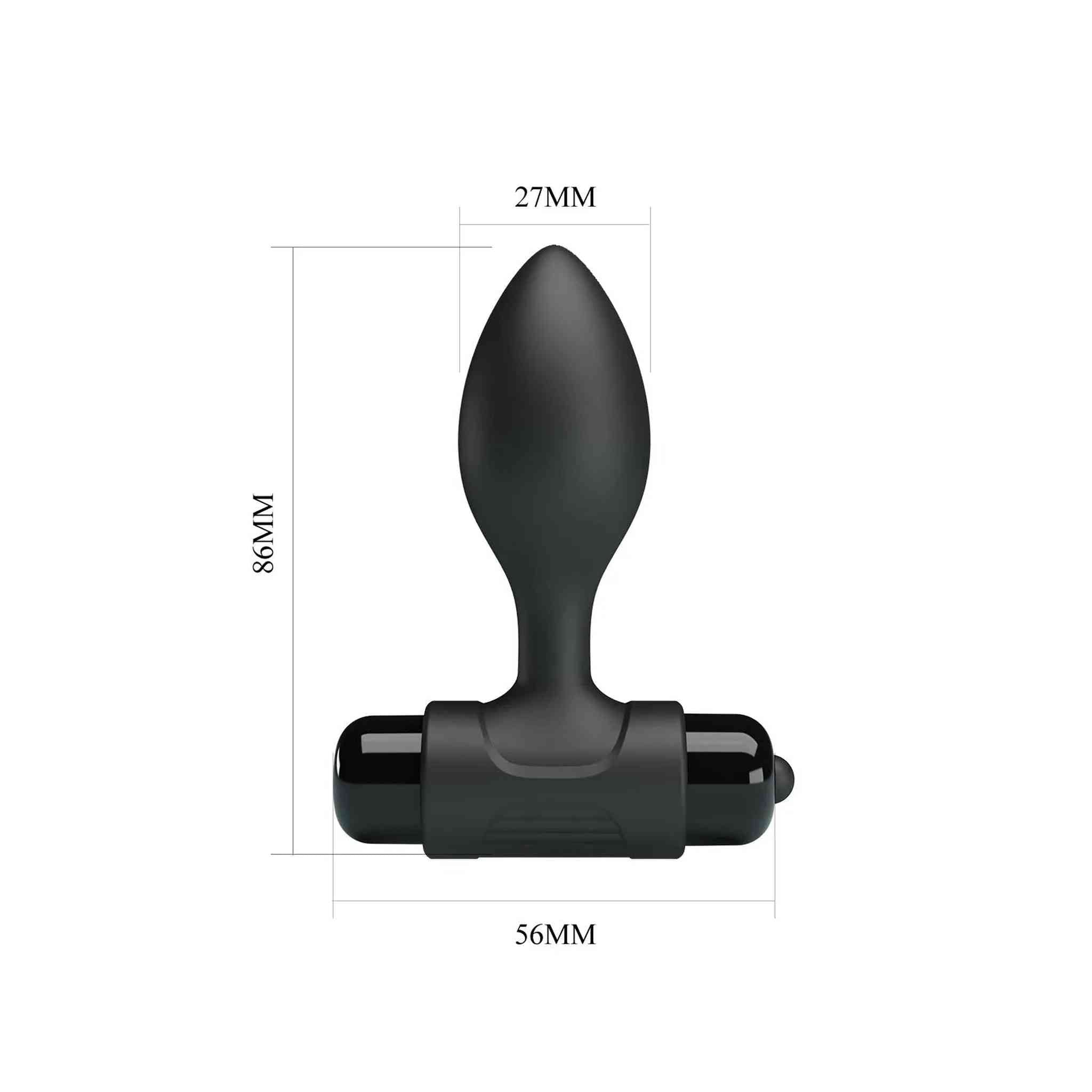 Mini Vibro Plug Anale Silicone