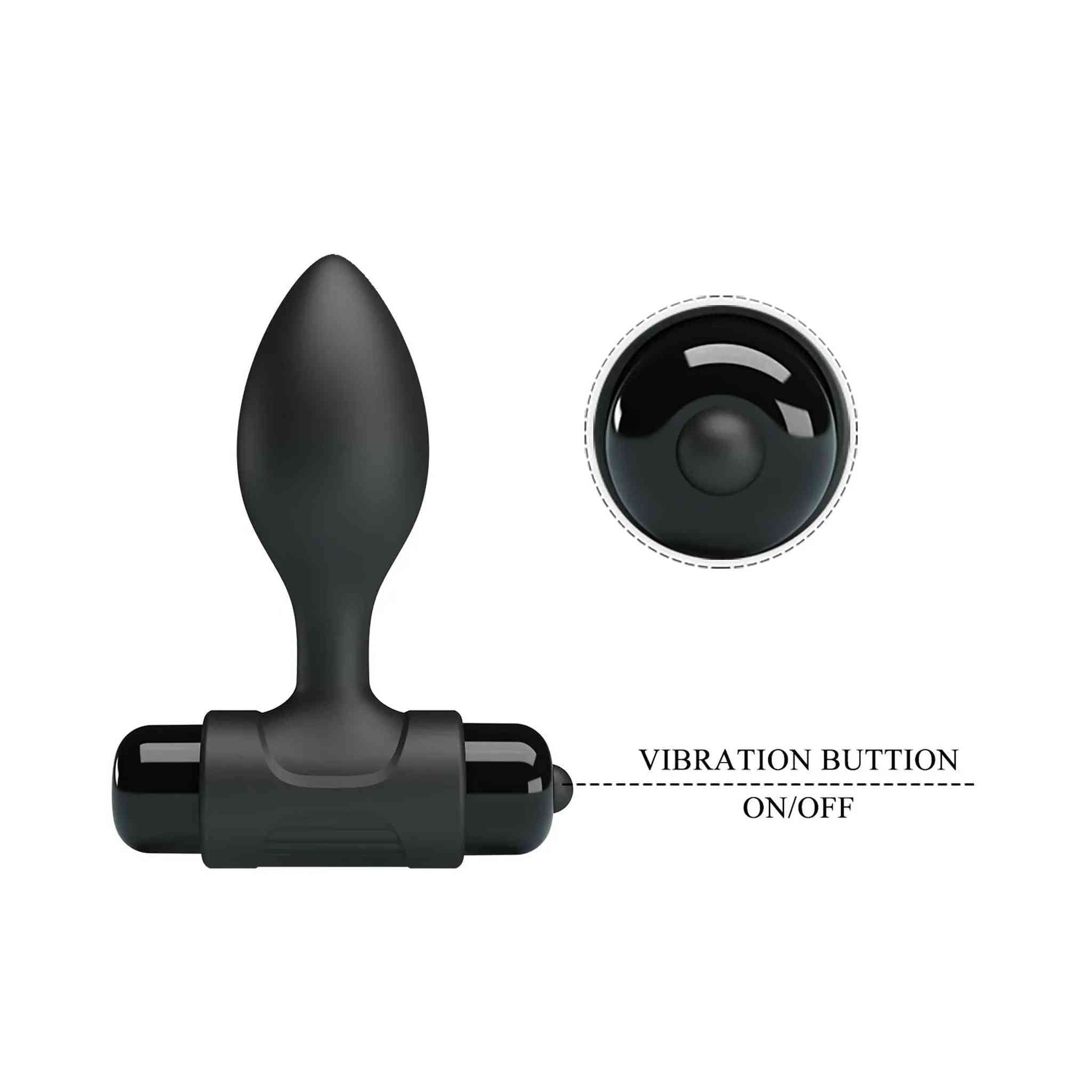 Mini Vibro Plug Anale Silicone