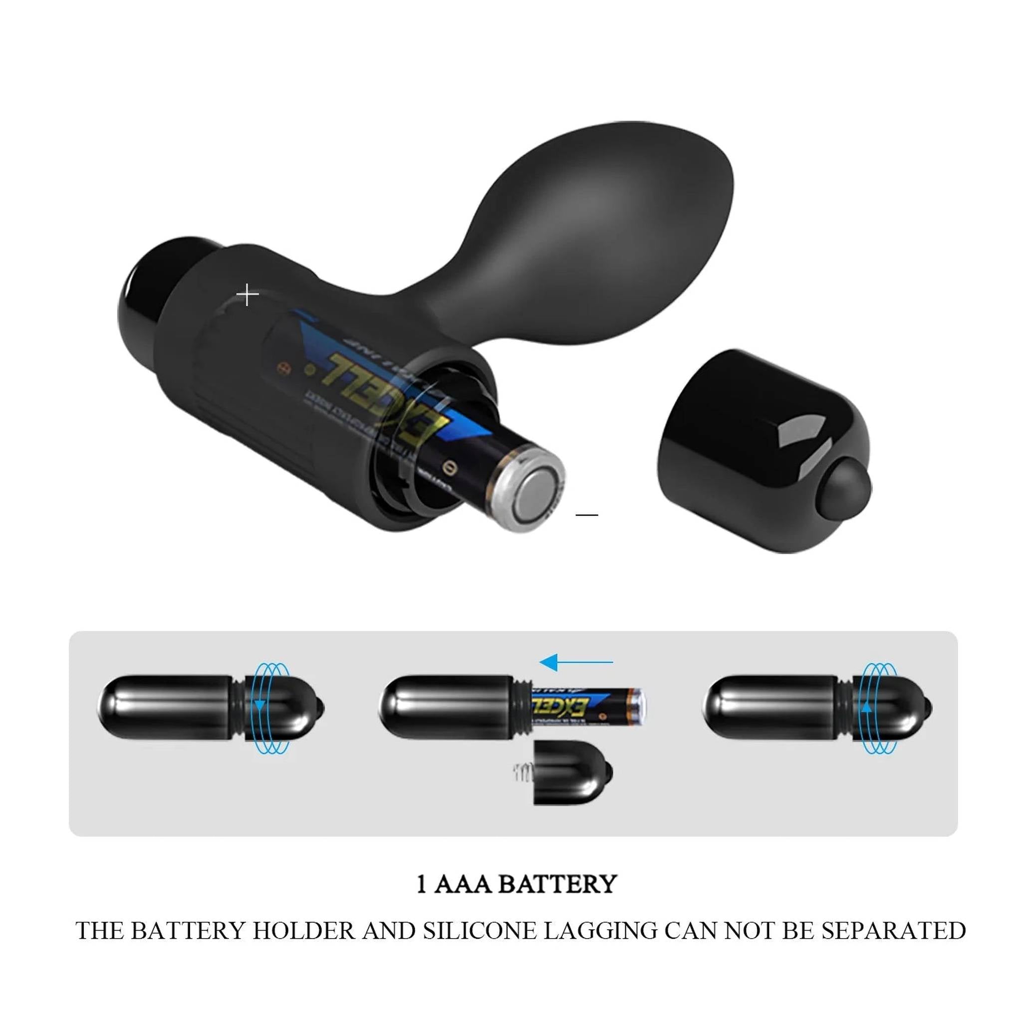 Mini Vibro Plug Anale Silicone