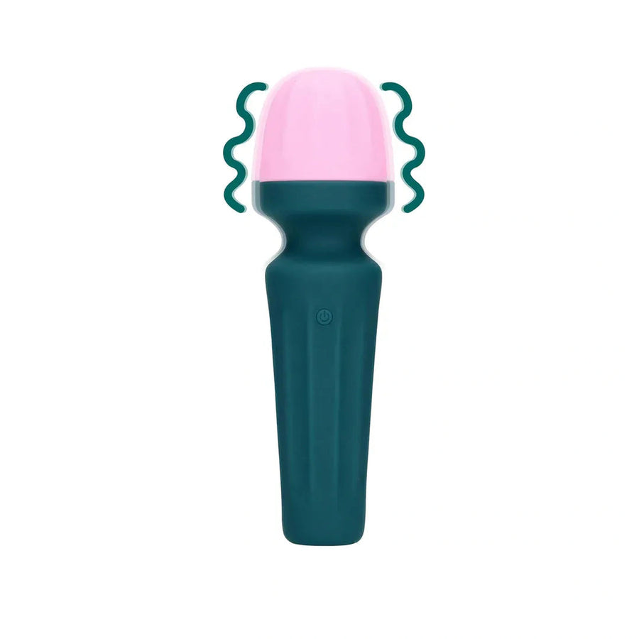Mini Wand Clitorideo Potente e Compatto 11 cm con 7 modalità di vibrazione