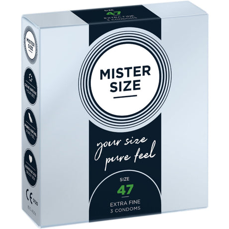 Mister Size Profilattici Extra Fini da 47 mm
