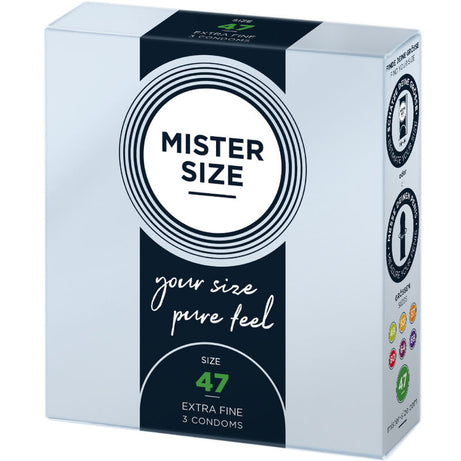 Mister Size Profilattici Extra Fini da 47 mm