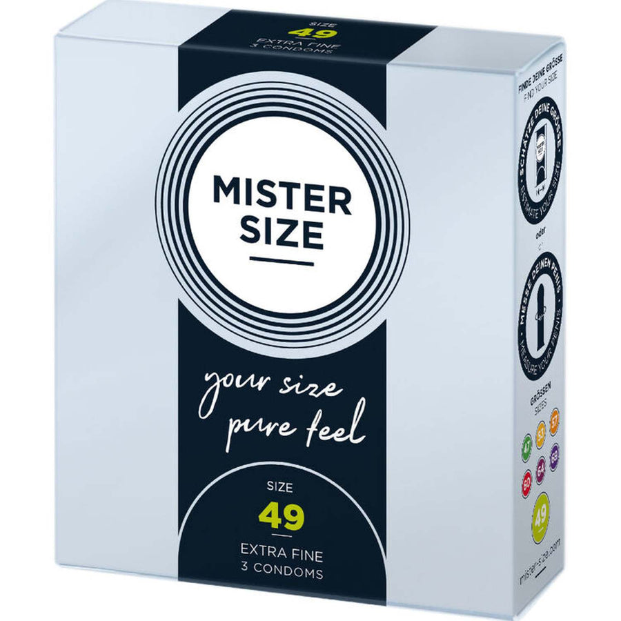 Mister Size Profilattici Extra Fini da 49 mm