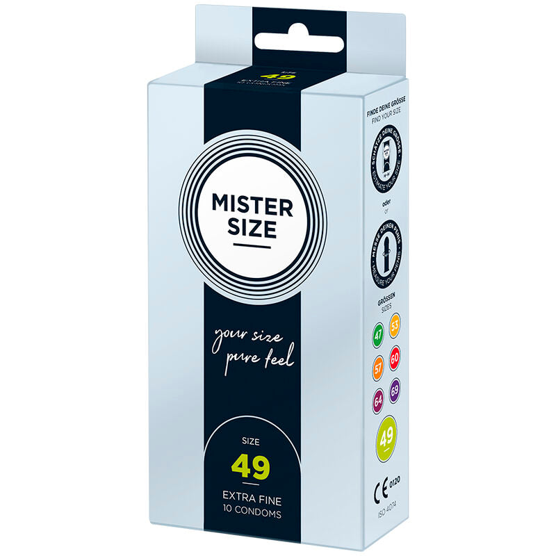 Mister Size Profilattici Extra Fini da 49 mm