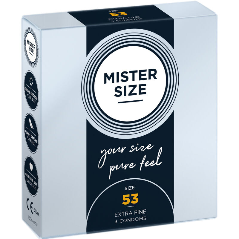 Mister Size Profilattici Extra Fini da 53 mm