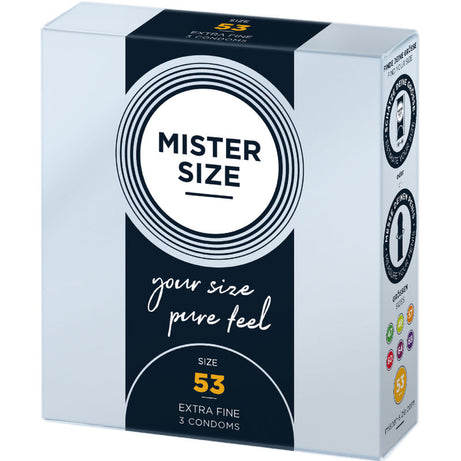 Mister Size Profilattici Extra Fini da 53 mm