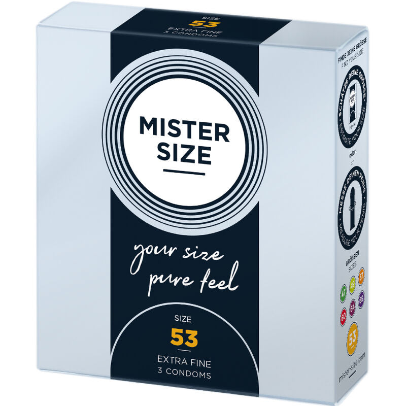 Mister Size Profilattici Extra Fini da 53 mm