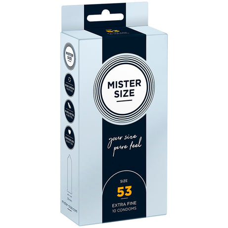 Mister Size Profilattici Extra Fini da 53 mm