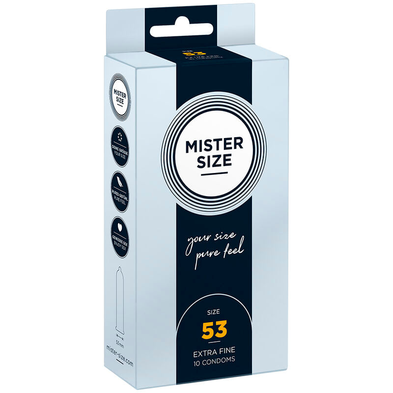 Mister Size Profilattici Extra Fini da 53 mm