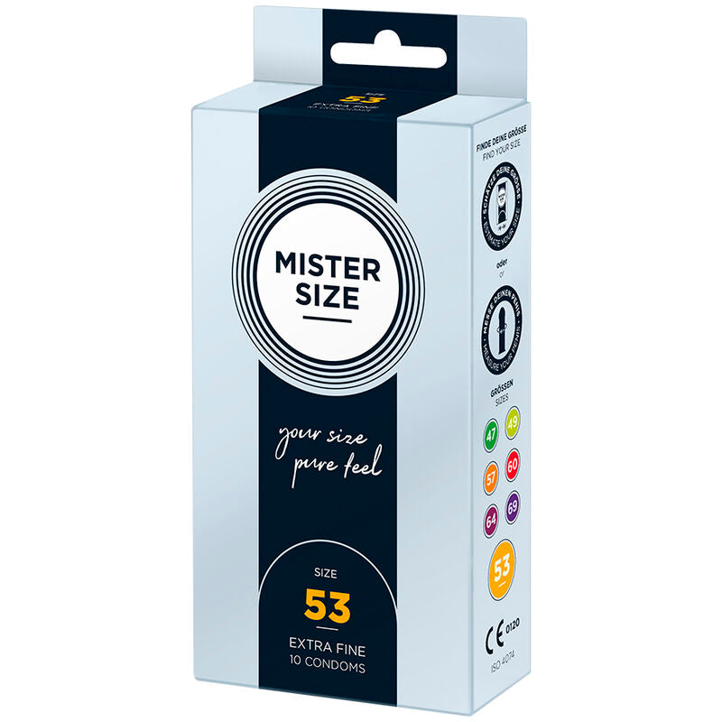 Mister Size Profilattici Extra Fini da 53 mm