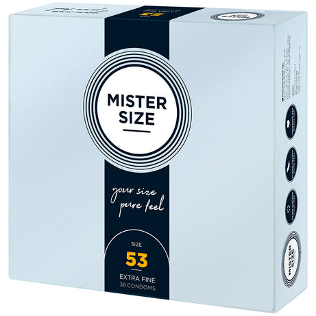 Mister Size Profilattici Extra Fini da 53 mm