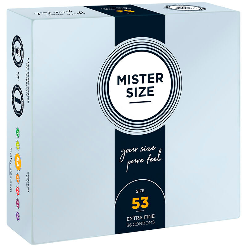 Mister Size Profilattici Extra Fini da 53 mm