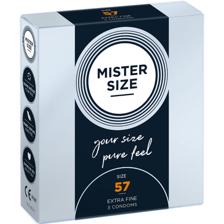 Mister Size Profilattici Extra Fini da 57 mm
